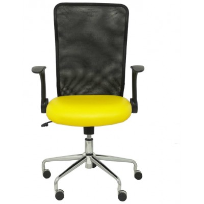 PIQUERAS Y CRESPO Silla Minaya similpiel amarillo en Huesoi