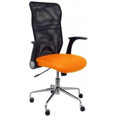 PIQUERAS Y CRESPO Silla Minaya similpiel naranja en Huesoi