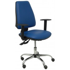 PIQUERAS Y CRESPO Silla Elche S 24 horas similpiel azul en Huesoi