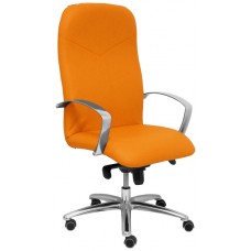 PIQUERAS Y CRESPO Sillon Caudete similpiel naranja en Huesoi