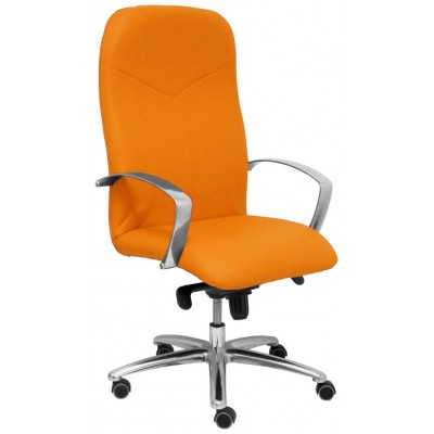 PIQUERAS Y CRESPO Sillon Caudete similpiel naranja en Huesoi