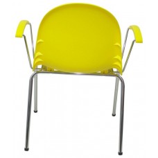PIQUERAS Y CRESPO Pack 4 sillas Ves plastico amarillo. ¡Ultimas unidades!! en Huesoi