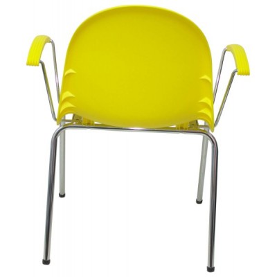 PIQUERAS Y CRESPO Pack 4 sillas Ves plastico amarillo. ¡Ultimas unidades!! en Huesoi