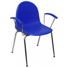 PIQUERAS Y CRESPO Pack 4 sillas Ves plastico azul ¡Ultimas unidades!! en Huesoi
