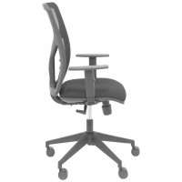 SILLA MODELO MOTILLA MALLA NEGRA BRAZO REGULABLE ASIENTO BALI NEGRO PIQUERAS Y CRESPO 21SBALI840B10 (Espera 4 dias) en Huesoi