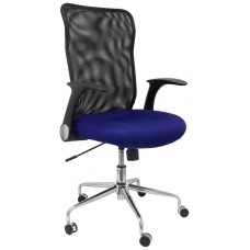 SILLA MINAYA RESPALDO MALLA NEGRO ASIENTO 3D AZUL PIQUERAS Y CRESPO 4031AZ (Espera 4 dias) en Huesoi