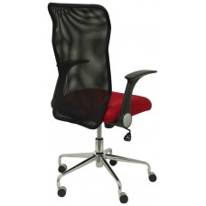 SILLA MINAYA RESPALDO MALLA NEGRO ASIENTO 3D ROJO PIQUERAS Y CRESPO 4031RJ (Espera 4 dias) en Huesoi