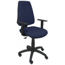 PIQUERAS Y CRESPO Silla Elche CP bali azul marino brazos regulables en Huesoi