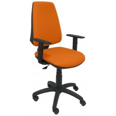 PIQUERAS Y CRESPO Silla Elche CP bali naranja brazos regulables en Huesoi