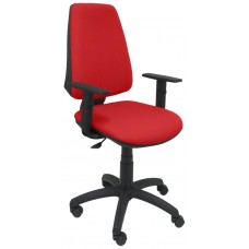 PIQUERAS Y CRESPO Silla Elche CP bali rojo brazos regulables en Huesoi