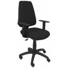 PIQUERAS Y CRESPO Silla Elche CP brazos regulables bali color negro en Huesoi