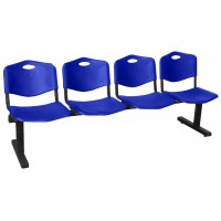 PIQUERAS Y CRESPO NOWY STYL Bancada Iso plastic 4 plazas PVC color azul en Huesoi