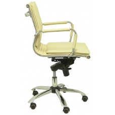 PIQUERAS Y CRESPO Sillon Yeste confidente giratorio similpiel crema ¡Ultimas unidades!! en Huesoi