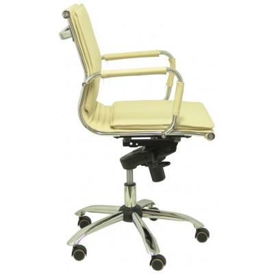 PIQUERAS Y CRESPO Sillon Yeste confidente giratorio similpiel crema ¡Ultimas unidades!! en Huesoi