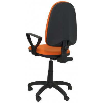 PIQUERAS Y CRESPO Silla Aýna bali naranja claro con brazos en Huesoi