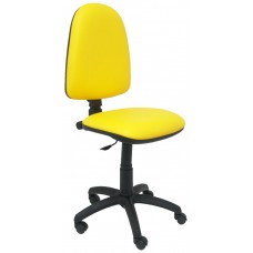 PIQUERAS Y CRESPO Silla Aýna similpiel amarillo en Huesoi