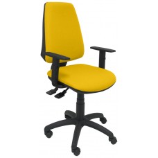 PIQUERAS Y CRESPO Silla Elche S bali amarillo brazos regulables en Huesoi