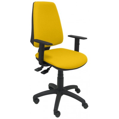 PIQUERAS Y CRESPO Silla Elche S bali amarillo brazos regulables en Huesoi