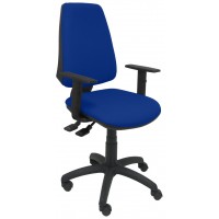 PIQUERAS Y CRESPO Silla Elche S bali azul brazos regulables en Huesoi