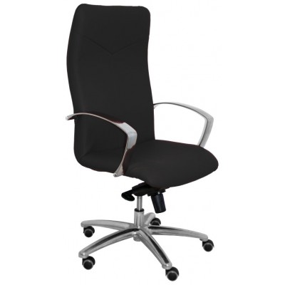 PIQUERAS Y CRESPO Sillon Caudete piel negro en Huesoi