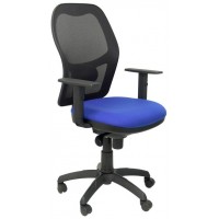 SILLA JORQUERA MALLA NEGRA ASIENTO BALI AZUL PIQUERAS Y CRESPO 15SNBALI229 (Espera 4 dias) en Huesoi