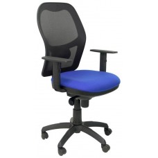 SILLA JORQUERA MALLA NEGRA ASIENTO BALI AZUL PIQUERAS Y CRESPO 15SNBALI229 (Espera 4 dias) en Huesoi