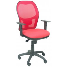 PIQUERAS Y CRESPO Silla Jorquera malla rojo asiento bali rojo en Huesoi