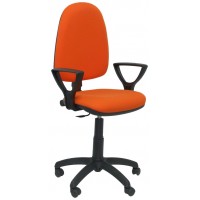 PIQUERAS Y CRESPO Silla Aýna bali naranja oscuro con brazos en Huesoi