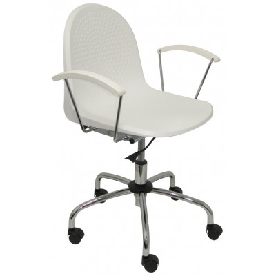 PIQUERAS Y CRESPO Silla  Ves giratoria color blanco ¡Ultimas unidades!! en Huesoi