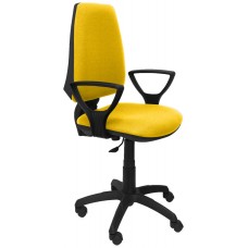 PIQUERAS Y CRESPO Silla Elche CP bali amarillo brazos fijos en Huesoi