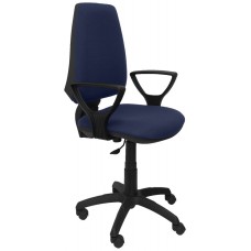 PIQUERAS Y CRESPO Silla Elche CP bali azul marino brazos fijos en Huesoi