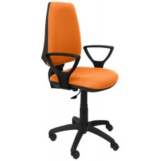 PIQUERAS Y CRESPO Silla Elche CP bali naranja brazos fijos en Huesoi