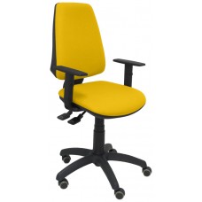 PIQUERAS Y CRESPO Silla Elche S bali amarillo brazos regulables ruedas de parque en Huesoi