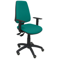 PIQUERAS Y CRESPO Silla Elche S bali turquesa brazos regulables ruedas de parque en Huesoi