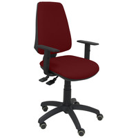 PIQUERAS Y CRESPO Silla Elche S bali granate brazos regulables ruedas de parque en Huesoi