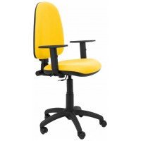 PIQUERAS Y CRESPO Silla Aýna bali amarillo brazos regulables en Huesoi