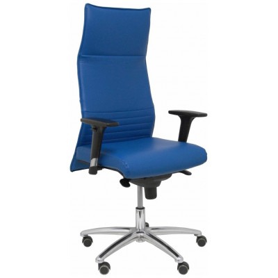 PIQUERAS Y CRESPO Sillon Albacete XL similpiel azul hasta 160kg en Huesoi
