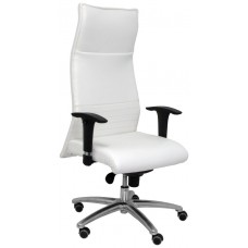 PIQUERAS Y CRESPO Sillon Albacete XL similpiel blanco hasta 160kg en Huesoi