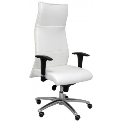 PIQUERAS Y CRESPO Sillon Albacete XL similpiel blanco hasta 160kg en Huesoi