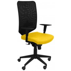 PIQUERAS Y CRESPO Silla Ossa negra bali amarillo ¡Ultimas unidades!! en Huesoi