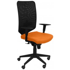 PIQUERAS Y CRESPO Silla Ossa negra bali naranja ¡Ultimas unidades!! en Huesoi