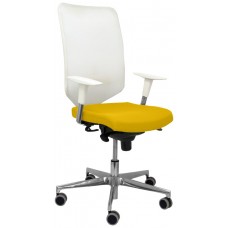 PIQUERAS Y CRESPO Silla Ossa blanca bali amarillo en Huesoi