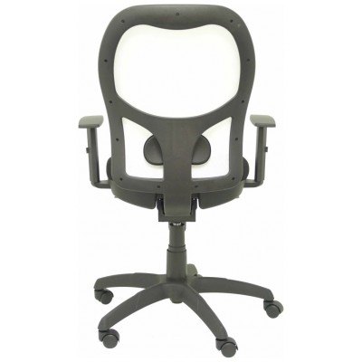PIQUERAS Y CRESPO Silla Jorquera malla blanca asiento bali negro en Huesoi