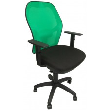 PIQUERAS Y CRESPO Silla Jorquera malla verde asiento bali negro en Huesoi