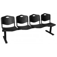 PIQUERAS Y CRESPO NOWY STYL Bancada Iso plastic 4 plazas PVC color negro en Huesoi