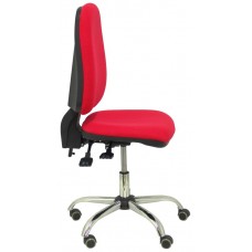 PIQUERAS Y CRESPO Silla Sierra S bali rojo base cromada ruedas parque ¡Ultimas unidades!! en Huesoi