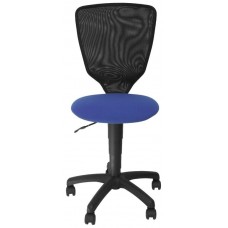 PIQUERAS Y CRESPO Silla juvenil Jucar respaldo malla negro asiento aran azul ¡Ultimas unidades!! en Huesoi