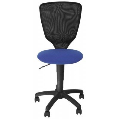 PIQUERAS Y CRESPO Silla juvenil Jucar respaldo malla negro asiento aran azul ¡Ultimas unidades!! en Huesoi