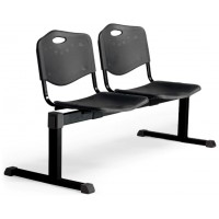 PIQUERAS Y CRESPO NOWY STYL Bancada Iso plastic 2 plazas PVC color negro en Huesoi