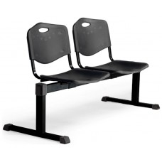 PIQUERAS Y CRESPO NOWY STYL Bancada Iso plastic 2 plazas PVC color negro en Huesoi
